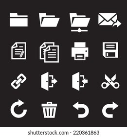 Application toolbar icons