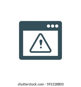 Application warning color icons on sunk push buttons