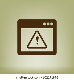 Application warning color icons on sunk push buttons