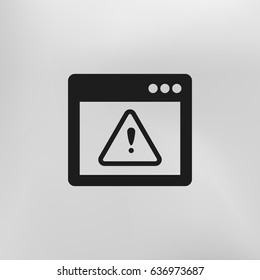 Application warning color icons on sunk push buttons