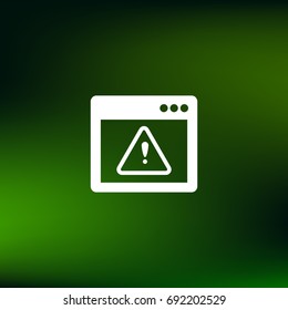 Application warning color icons on sunk push buttons