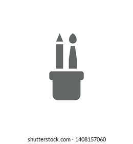 Applications, apps, brush icon. Element of materia flat tools icon