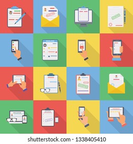 Applications, Surveys, Feedback Illustrations Pack 