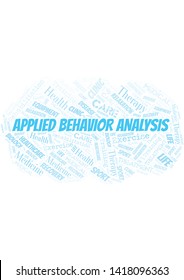 Applied Behavior Analysis Word Cloud Wordcloud Stock Vector (Royalty ...