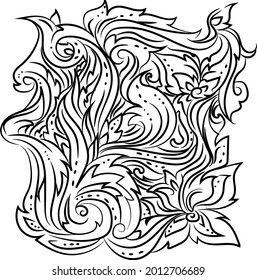 applied Thai pattern color black.