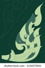 applied Thai pattern To create your work in fabric pattern, bag pattern, shirt pattern. Make your work complete faster.