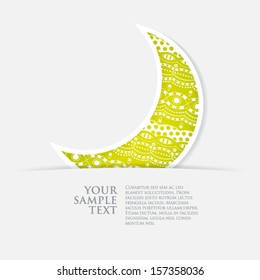 Applique background. Vector illustration 