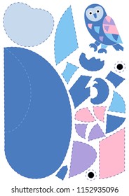 applique, cut and glue, for children, development, interesting.