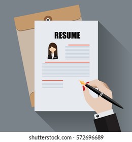 Apply for new job by Application and Resume Document