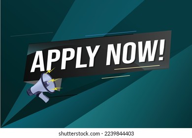 Apply now Banner design template for marketing. Last chance promotion or retail. background banner modern graphic design for store shop, online store, website, landing page