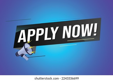 Apply now Banner design template for marketing. Last chance promotion or retail. background banner modern graphic design for store shop, online store, website, landing