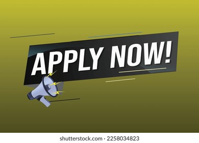 Apply now Banner design template for marketing. Last chance promotion or retail. background banner modern graphic design for store shop, online store, website, landing page