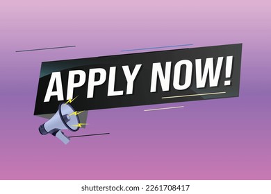 Apply now Banner design template for marketing. Last chance promotion or retail. background banner modern graphic design for store shop, online store, website, landing page