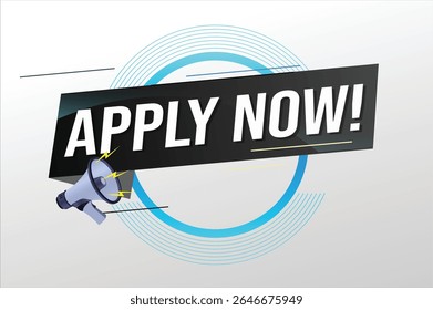 Aplicar agora Modelo de design de banner para marketing. Última chance de promoção ou varejo. fundo banner design gráfico moderno para loja, loja online, site, página inicial
