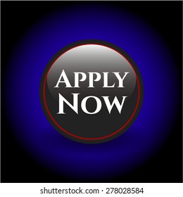 Apply now black emblem