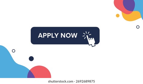 Botão Aplicar agora com o cursor da mão clicado.