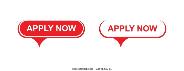 apply now button on white background