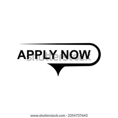 apply now button on white background