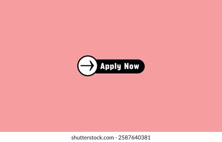 Apply now button vector design for use.