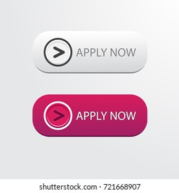 Apply Now Button Vector For Web