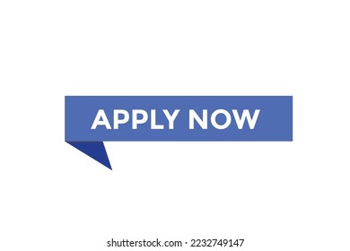 Apply now button. web banner template Vector Illustration

