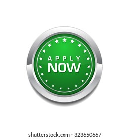 Apply Now Glossy Shiny Circular Vector Button