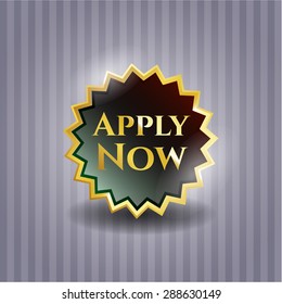Apply Now gold badge