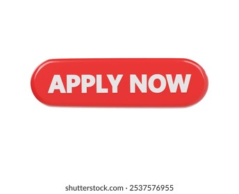 Apply now icon 3d render illustration 