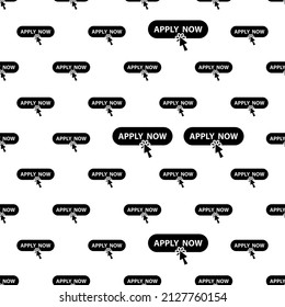 Apply Now Icon Seamless Pattern, Apply Online, Job Opening, Job, Offer, Banner, We Are Hiring, Apply For Job, Employment,Vacancy, Study Vector Art Illustration