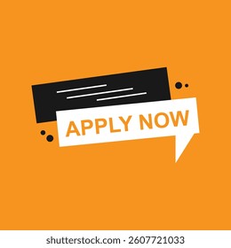 apply now icon template background illustration vector design.