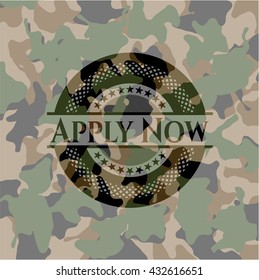 Jetzt auf Camo-Muster anwenden