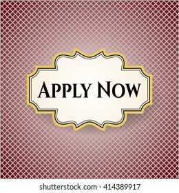 Apply Now poster or banner