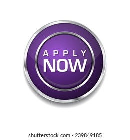 Apply Now Purple Circular Vector Button