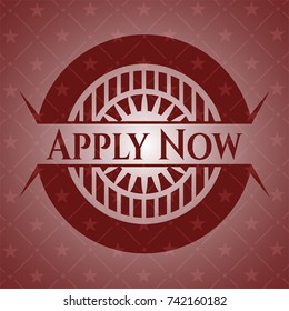 Apply Now red emblem