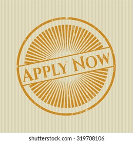Apply Now rubber seal