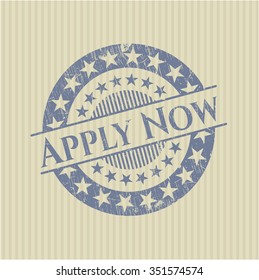 Apply Now rubber stamp