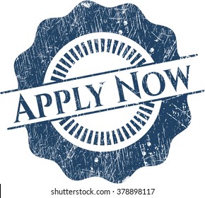 Apply Now rubber stamp