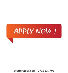 Apply Now tag label design.