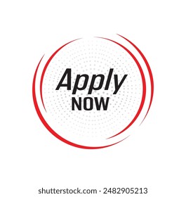 apply now text information sign