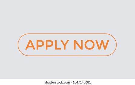 apply now text web button. label sign icon apply now. 
