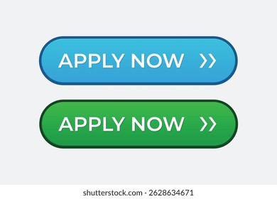 apply now two green and blue button design