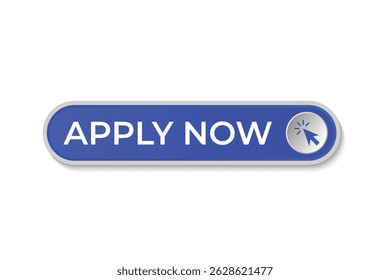 Apply now vector design illustration with button

