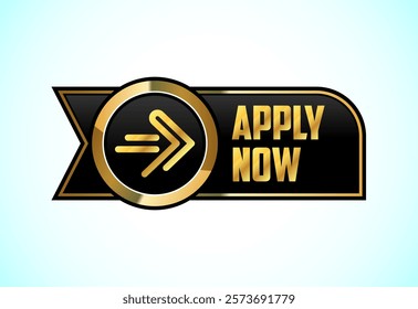 Apply now web button. Suitable for mobile app, and website UI design.