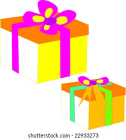 Apply on gift boxes for holiday