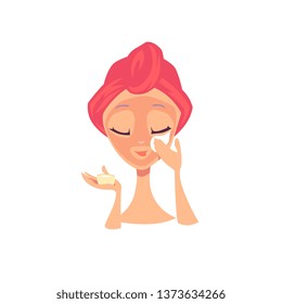 apply peeling. Vector isolated illustration