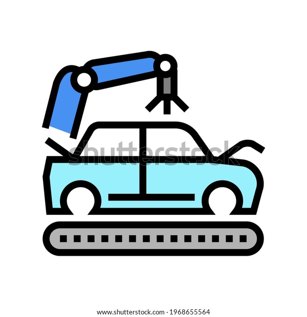 apply primer on car\
body color icon vector. apply primer on car body sign. isolated\
symbol illustration