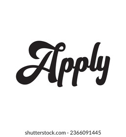 apply text on white background.