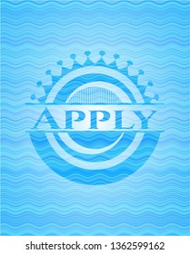 Apply water badge.