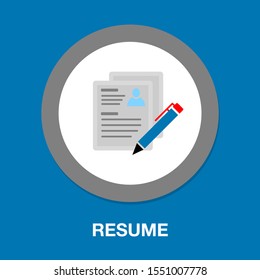 Applying for job, giving CV, job competition vector concept