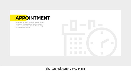 APPOINTMENT BANNER CONCEPT